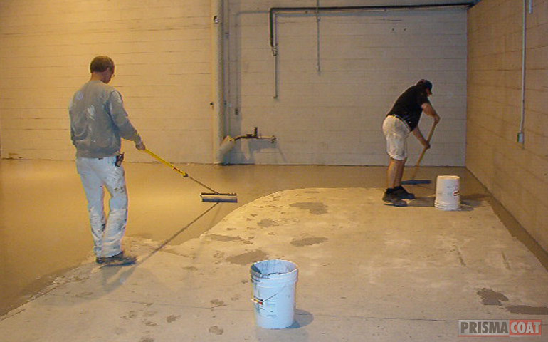 Revêtement pour plancher de béton à l&rsquo;époxy