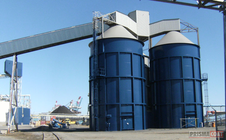 Peinture de silos métalliques